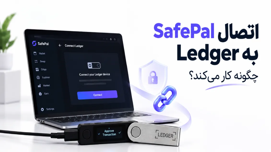 آموزش اتصال SafePal به Ledger؛ استفاده همزمان از کیف پول سخت‌افزاری