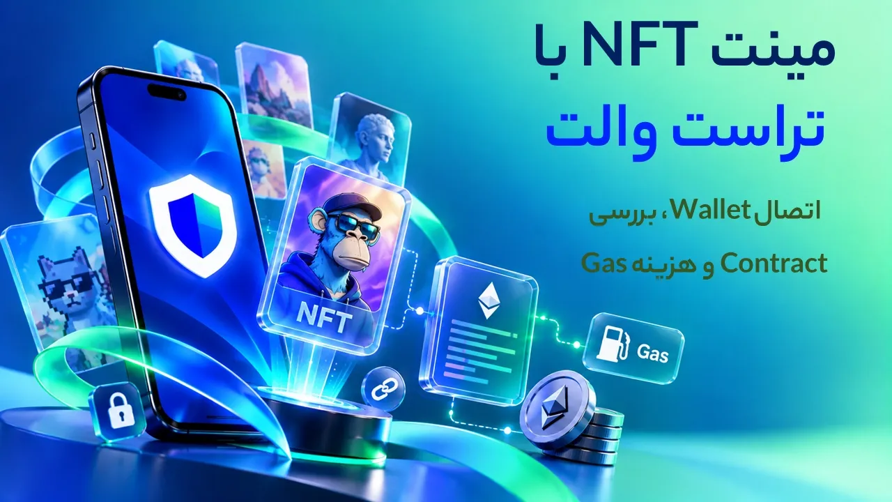 مینت NFT با تراست والت؛ اتصال Wallet، Contract و هزینه Gas