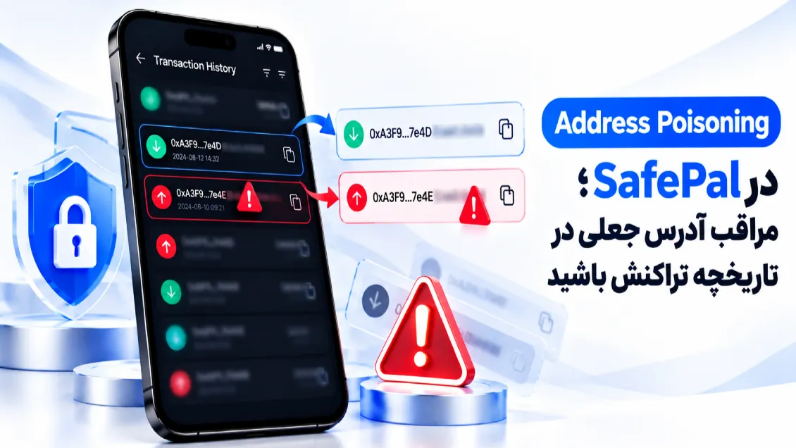 Address Poisoning در SafePal چیست؟ مراقب آدرس جعلی در تاریخچه تراکنش باشید