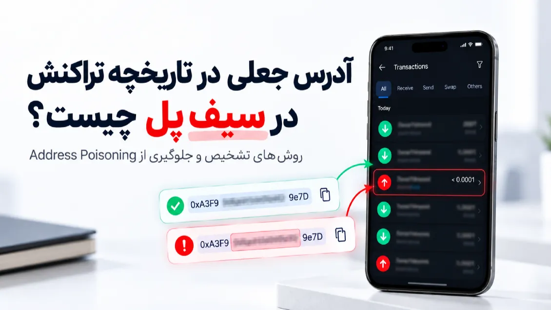 Address Poisoning در SafePal چیست؟ مراقب آدرس جعلی در تاریخچه تراکنش باشید