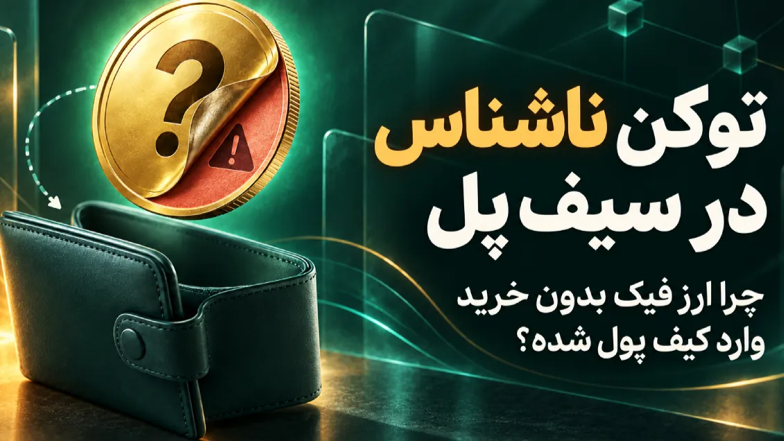 توکن ناشناس در سیف پل؛ چرا ارز فیک بدون خرید وارد کیف پول شده؟