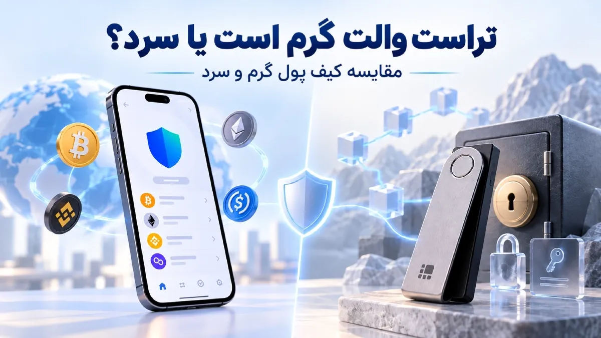 تراست والت گرم است یا سرد؟ تفاوت Hot Wallet و Cold Wallet