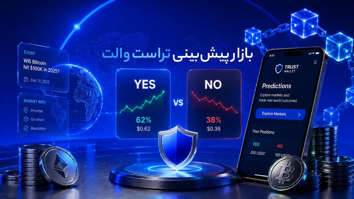 بازار پیش‌بینی تراست والت چیست؟ آموزش Predictions و ریسک‌ها