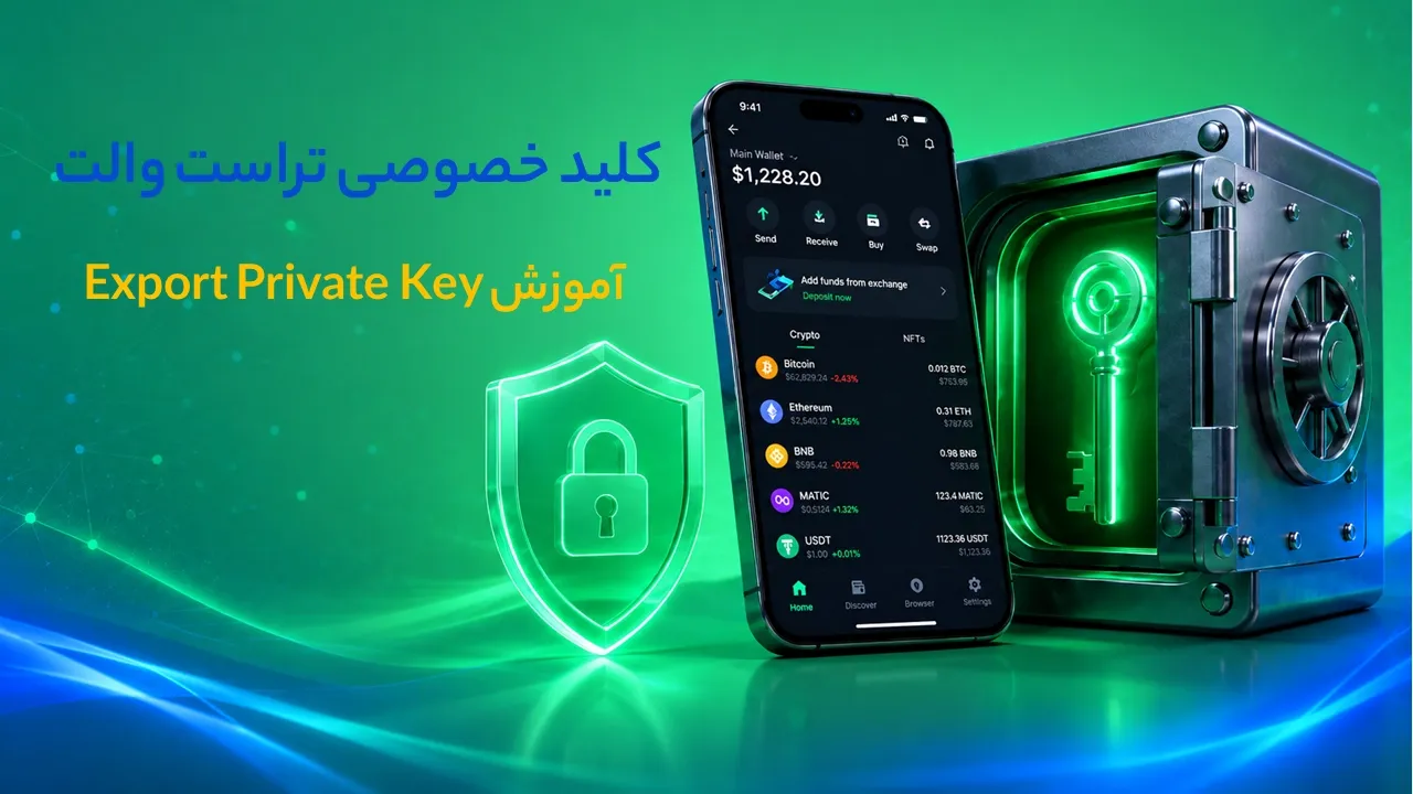 کلید خصوصی تراست والت کجاست؟ آموزش Export Private Key