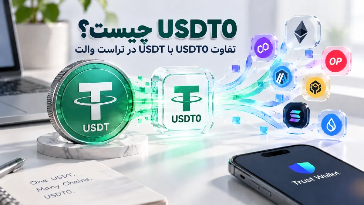 USDT0 چیست؟ تفاوت USDT0 با USDT در تراست والت