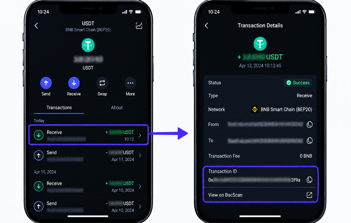 پیدا کردن TXID برای بررسی تراکنش ناشناس در سیف پل